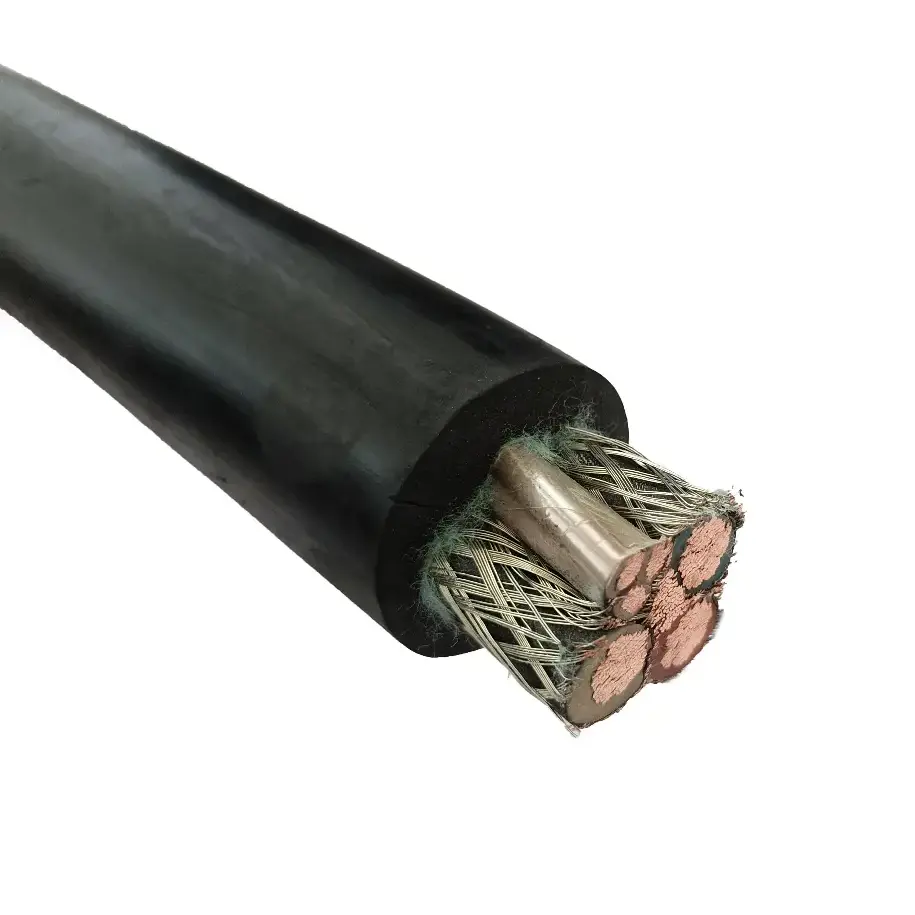 Metallskjermet kullklippergummikabel